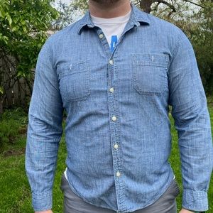 J. Crew XL chambray shirt